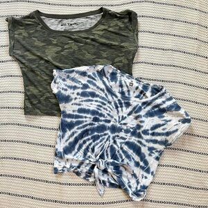 PacSun crop top duo
